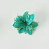 Mint green onion cloth flower