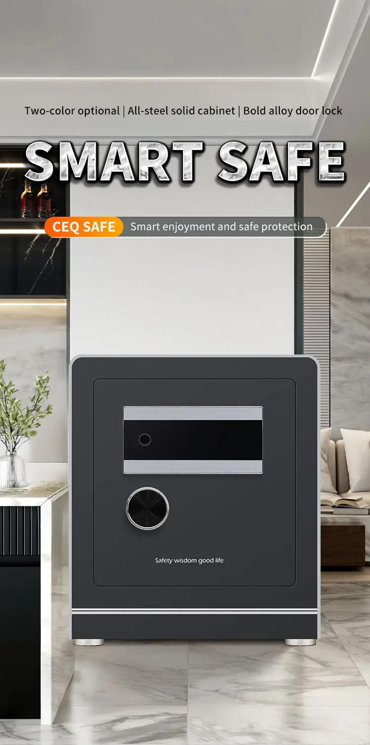 CEQSAFE Smart WIFI Safe Large Capacity All-Steel Anti-Theft Commercial Fingerprint Password for Home details
