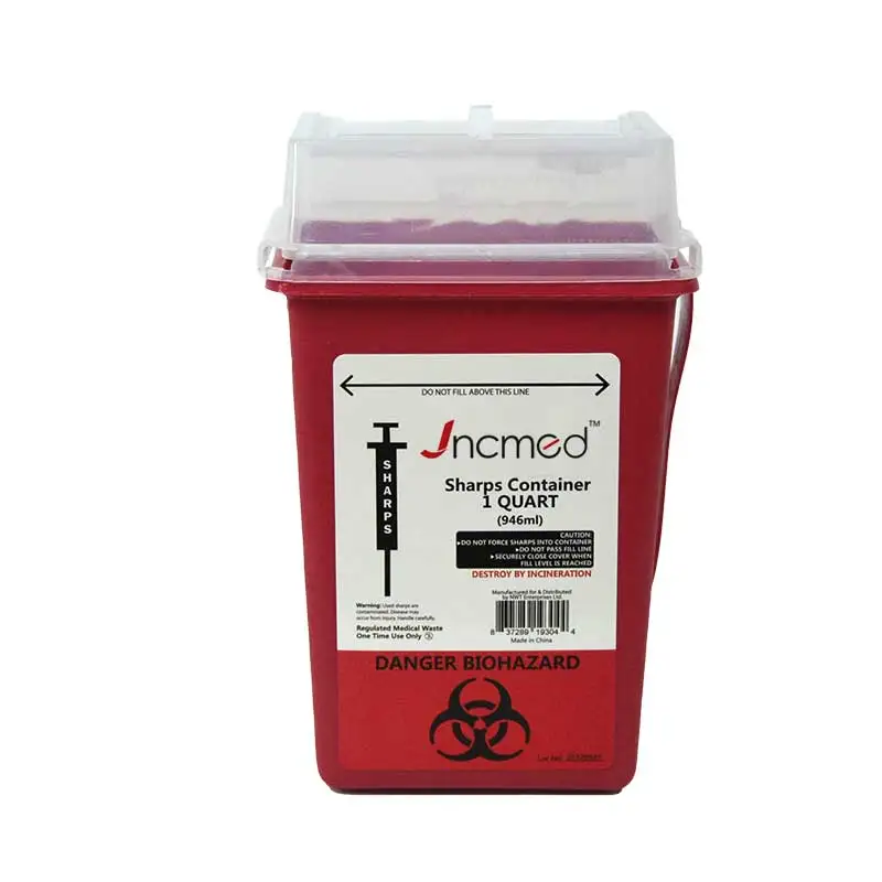 Disposable Medical Sharp Needle Disposal Container For Syringe Buy