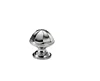 Chrome brillant - Bouton monotrou