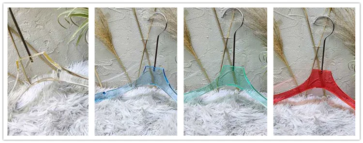 one hundred kinds crystal clear acrylic clothes hanger manufacturer
