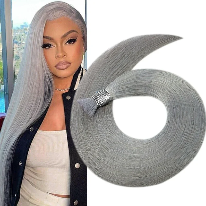 100% Real Virgin Straight Human Hair Bulk Extension 1b 613 Honey Blonde Weaving για πλέξη μη επεξεργασμένων βραζιλιάνικων μαλλιών_voghion.com