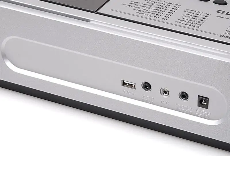 ホワイト電子オルガン 61鍵 Amazon | 61鍵折りたたみ式電子ピアノ 多機能電子オルガン 61