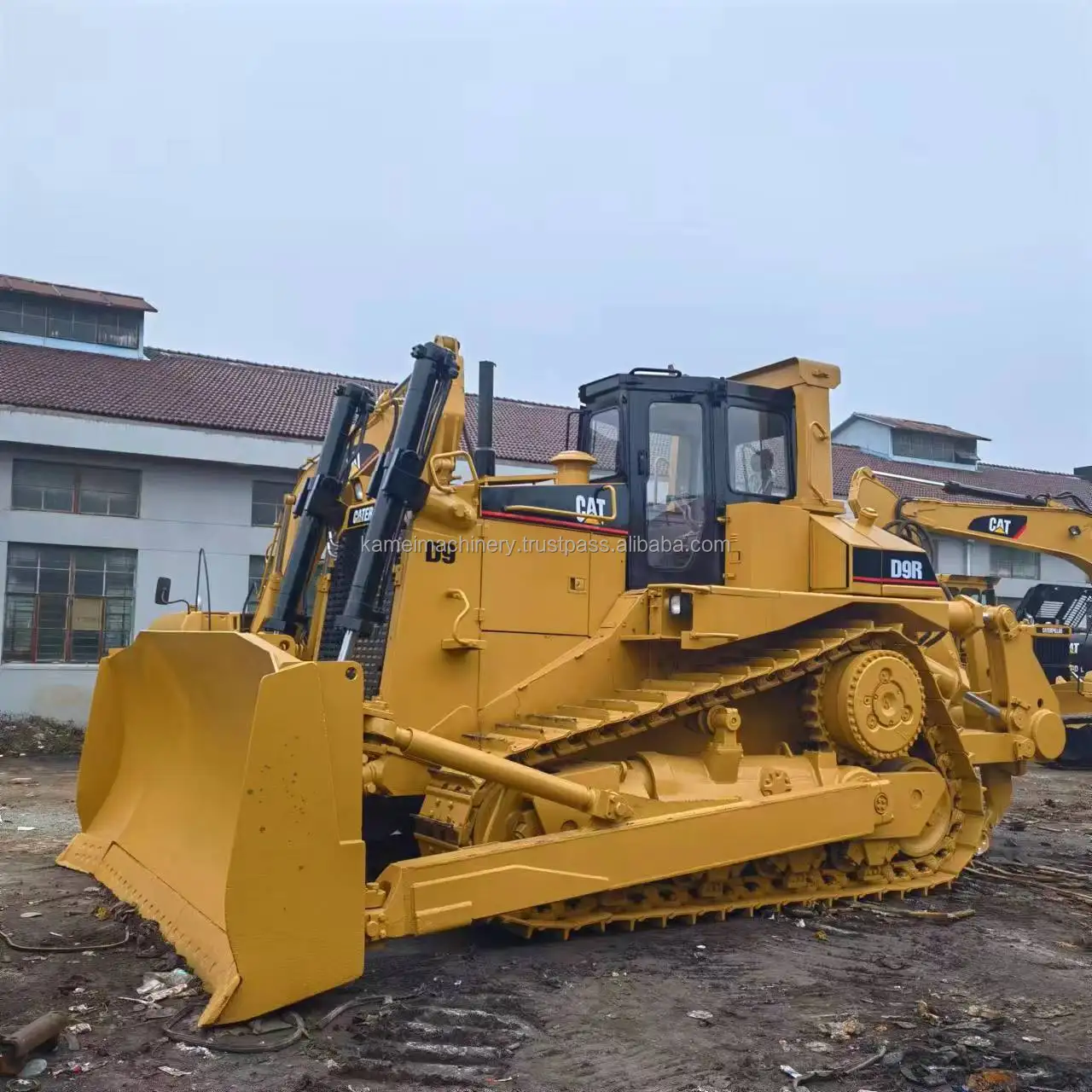 Всемирно известный Подержанный бульдозер Caterpillar D9R отличное качество двигатель Cat D6G D7R D8R D12 популярное использование