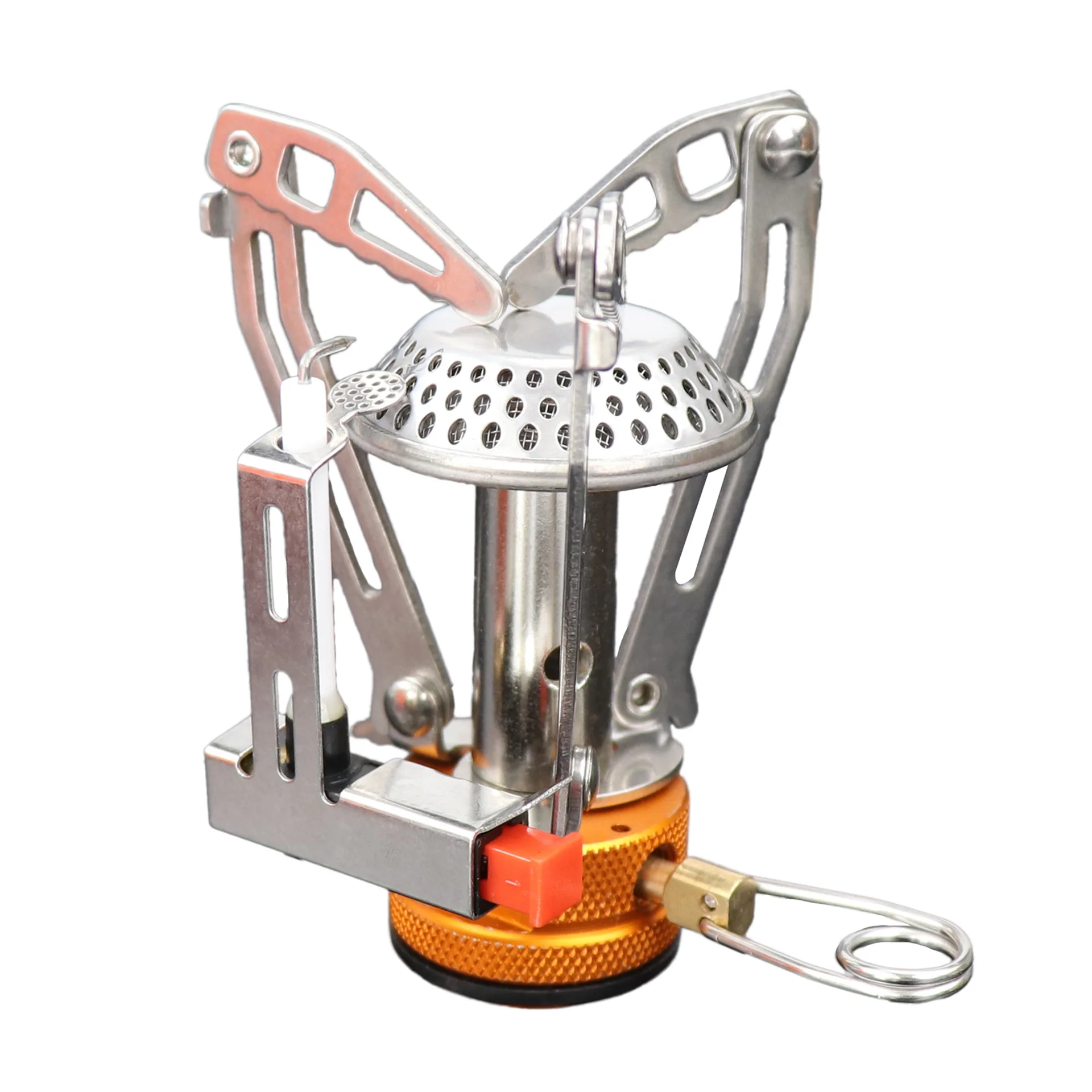 quality hiking stainless steel mini portable gas stove burner