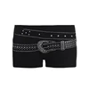 black shorts