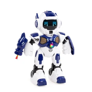 EPT Intelligent Robot Shooting Walking Programmable Smart Cute Robot Cartoon Toy LED Lights Educational RC Robots