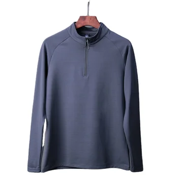 Unisex quarter zip jacket men women 1/4 zip fleece custom logo 1/4 zip tracksuit dry fit hoodie pullover