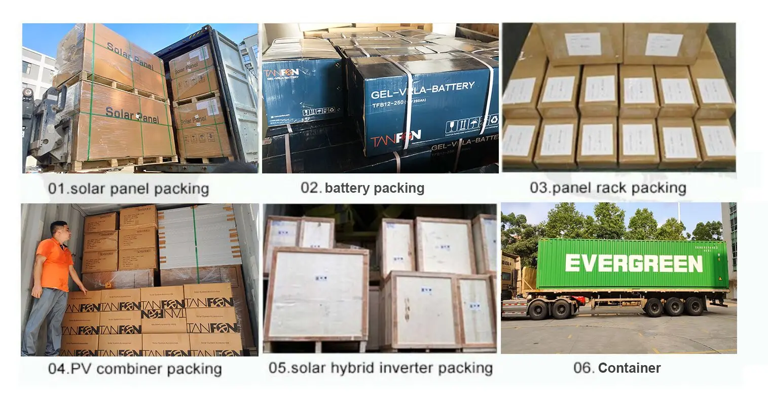 6KW Solar Energy Agrivoltaic Systems Complete Ground Mount Structure Solar Generator MPPT Controller Lithium Ion Battery Grid
