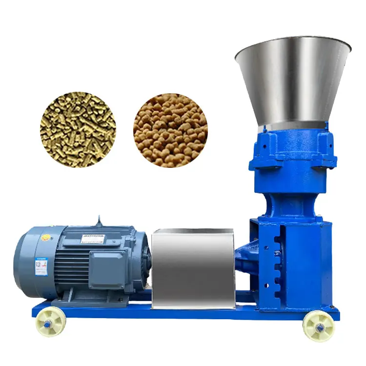 Used Good Quality Cattle Fish Rabbit Chick Goat Poultry Animal Farm Pelletizer Feed Pellet Machine With Low Price