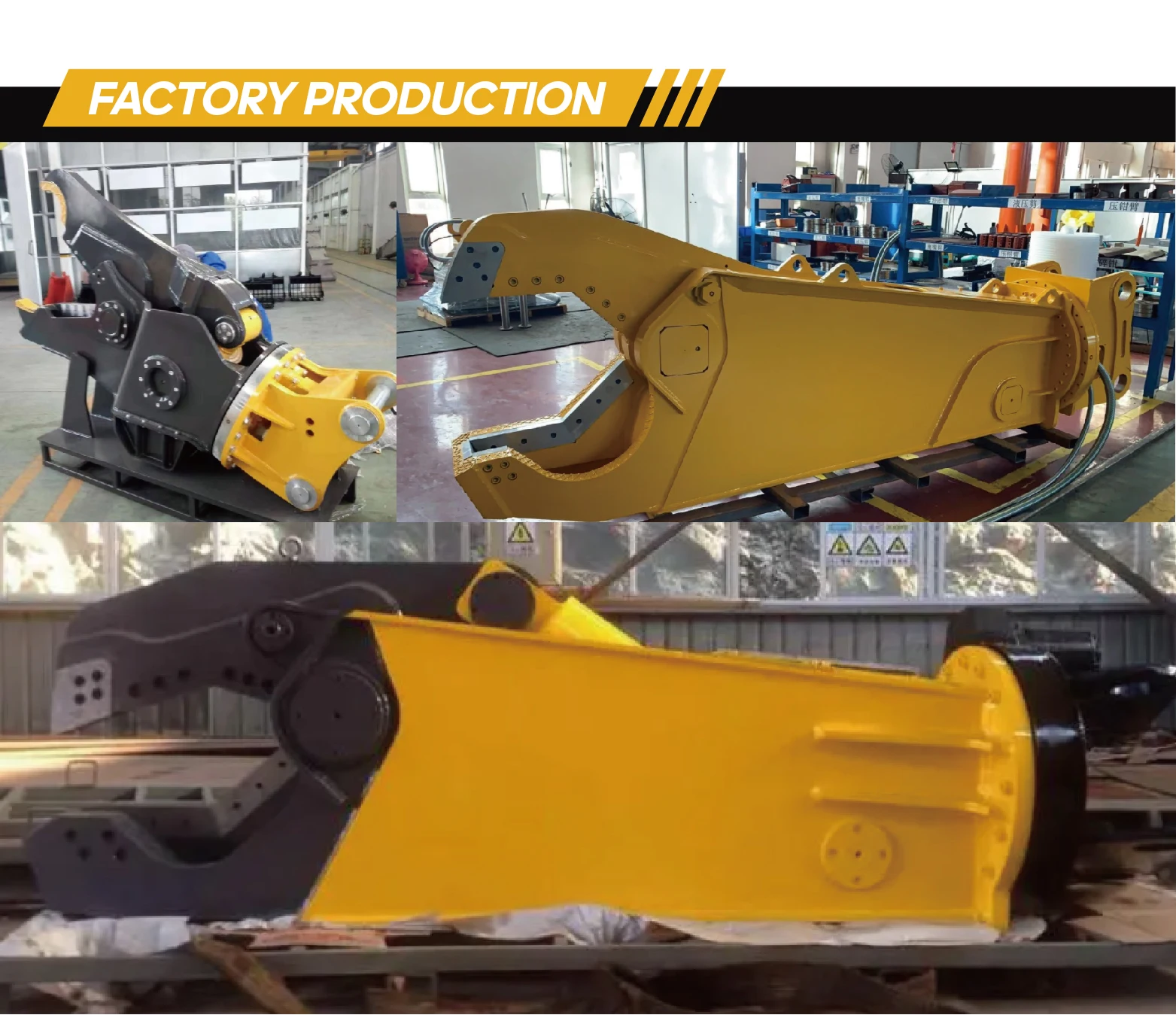 YICHEN Excavator Hydraulic Shear for Scrap Metal Cutting Suitable for CAT Komatsu Hitachi and Other Brands details