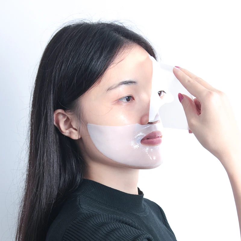OEM Multiple Amino Acids Moisturizing White to Transparent Hydrating Collagen Facial Mask