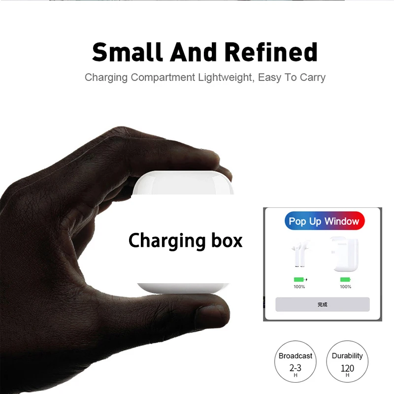 i9 Tws Wireless Head phones Blue tooth 5.0 Earphones music Bluetooth head phones With Mic Charging Box Headset for all phones - ANKUX.COM