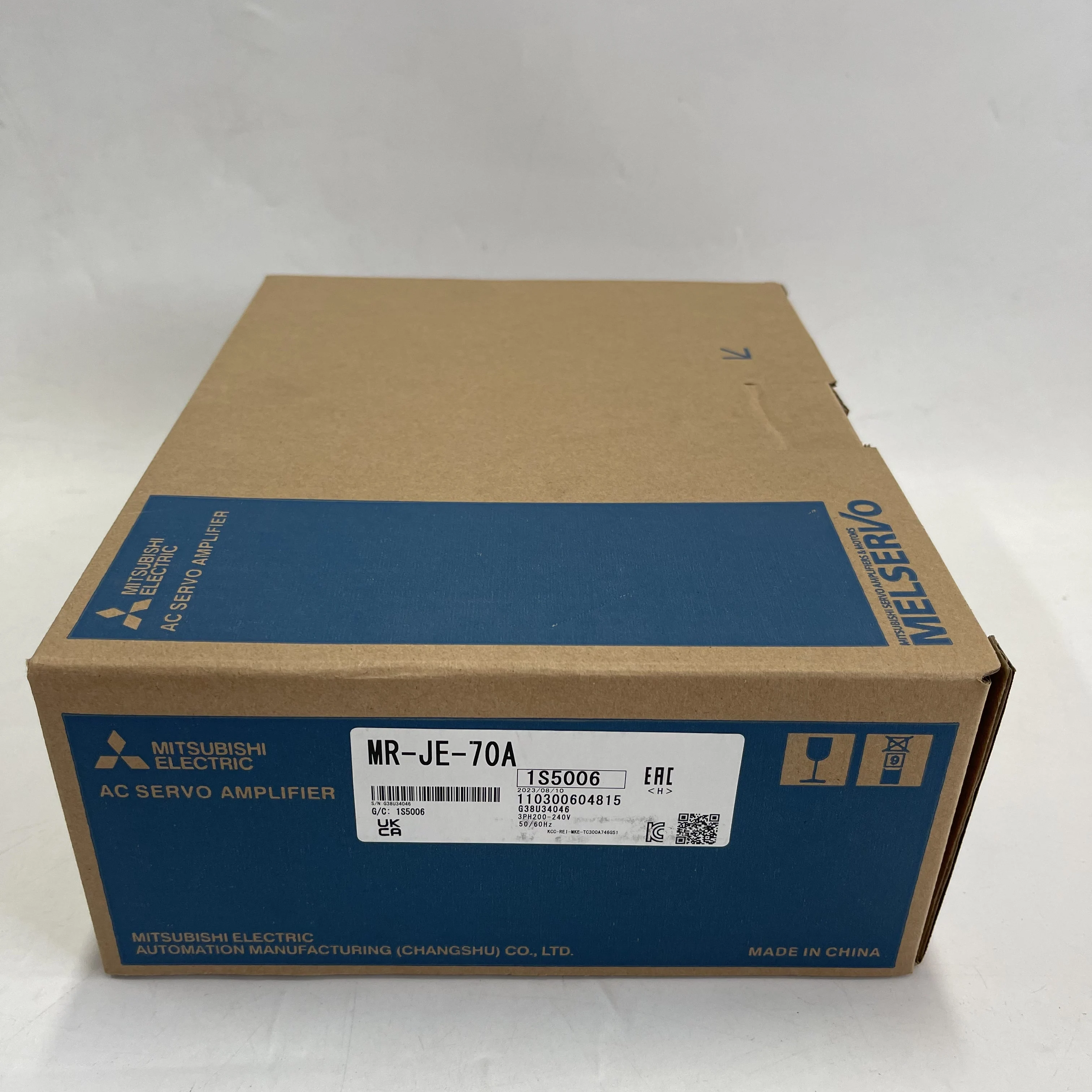 Mitsubishi AC Servo Amplifier MR-JE-70A Mitsubishi AC Servo Amplifier MR-JE-70A