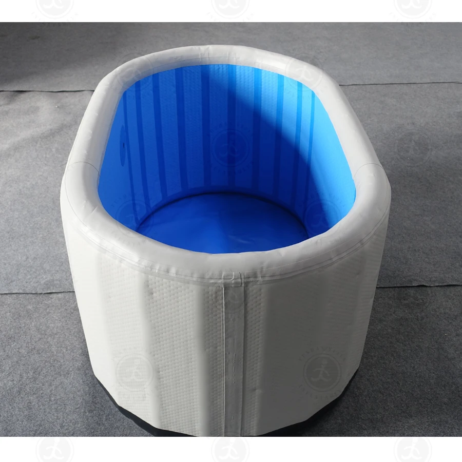 Ice Bath Tub Pvc Portable Oval Inflatable Ice Bath Recovery Tub Cold