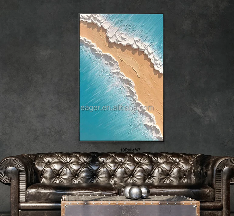 Wholesale Handmade Oil Paintings Heavy Texture Artworks Modern Design