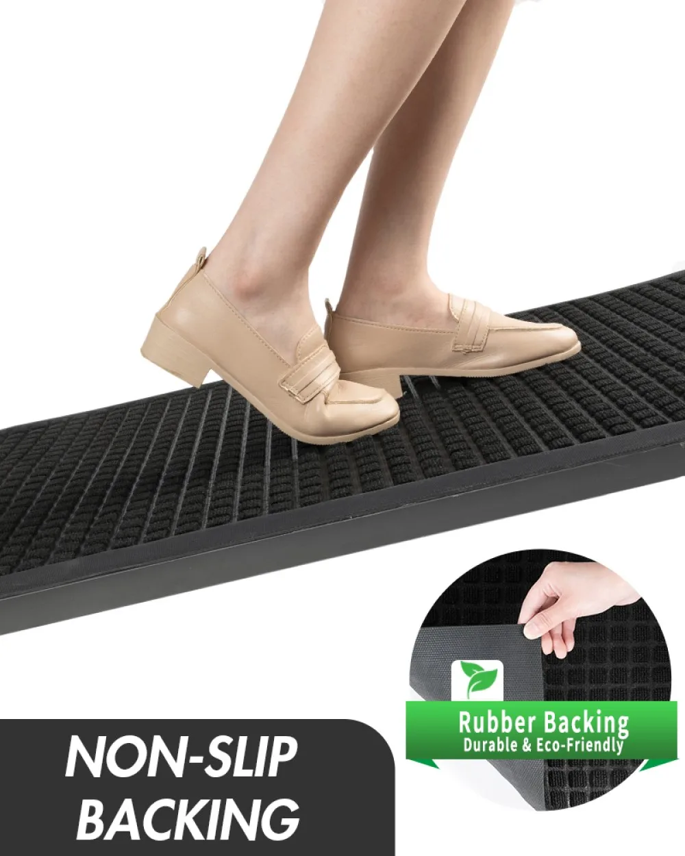 7colour Hot Sale Front Door Mats Outdoor Indoor Thick Rubber Backed Non