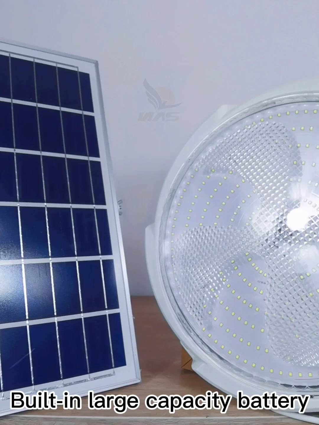 Indoor 50w 100w 200w Solar Powered Recharge Remote Control Solar Home