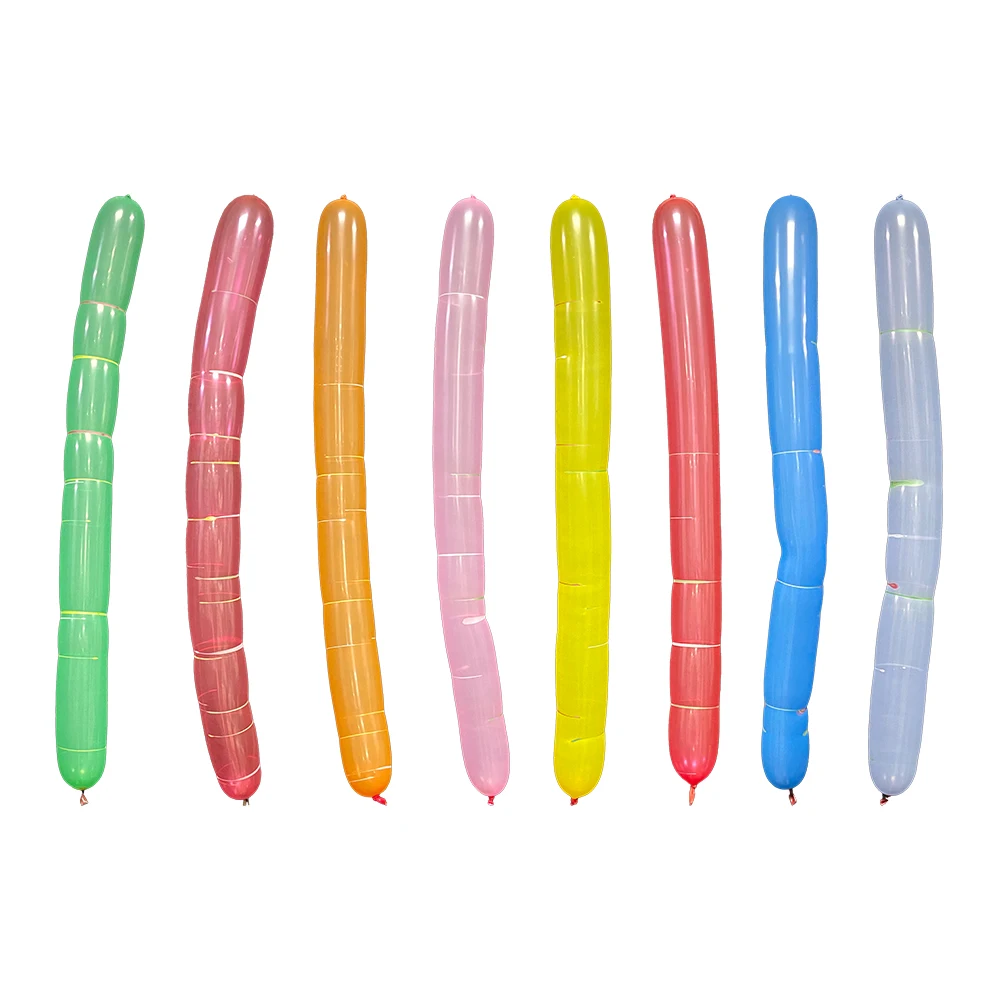 Thickened Rocket Balloons Can Fly with Irregular Elongated Balloons Decoration Children's Toys Colored Rocket Latex Balloons
