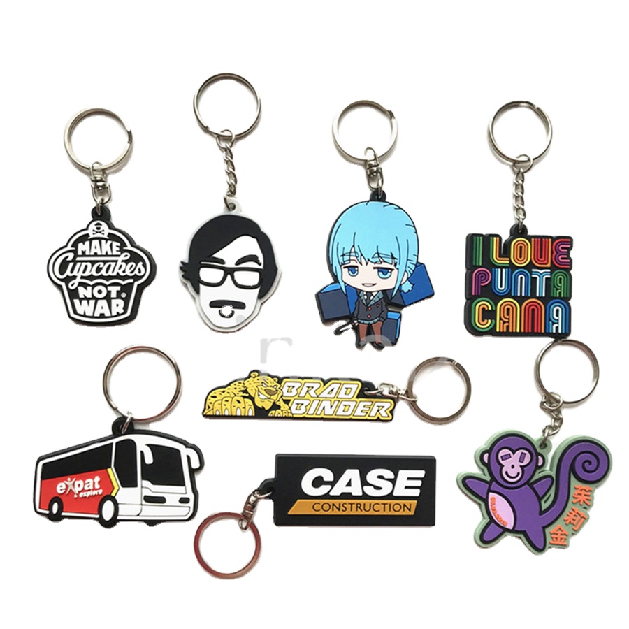 Изготовитель персонализированных 2D ПВХ брелоков из резины