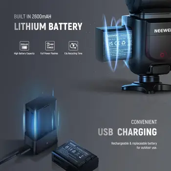 NEEWER Z1-C TTL Round Head Flash Speedlite for Canon DSLR Cameras Speedlight product image
