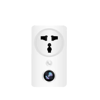 Wall Socket Charger Surveillance Wifi Camera in Plug Security Remote Control 180 Panoramic 1080P Wireless CCTV Mini Camcorders