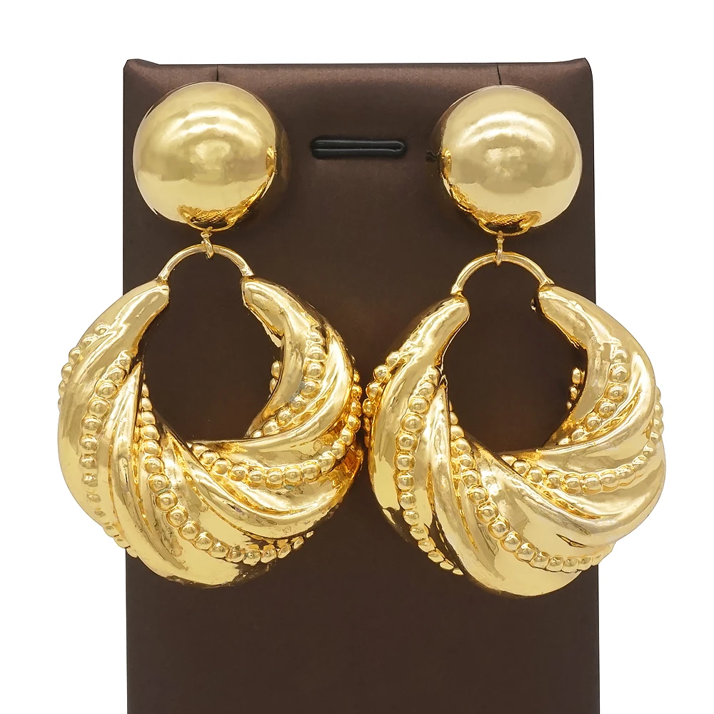 2021 Grandes Pendientes Brasil Lleno De Oro Pendientes Moda Africana,Diseños De Z484 - Buy 2021 Big Earrings,Brazil Gold Filled Earrings,Trendy Earrings Product on Alibaba.com