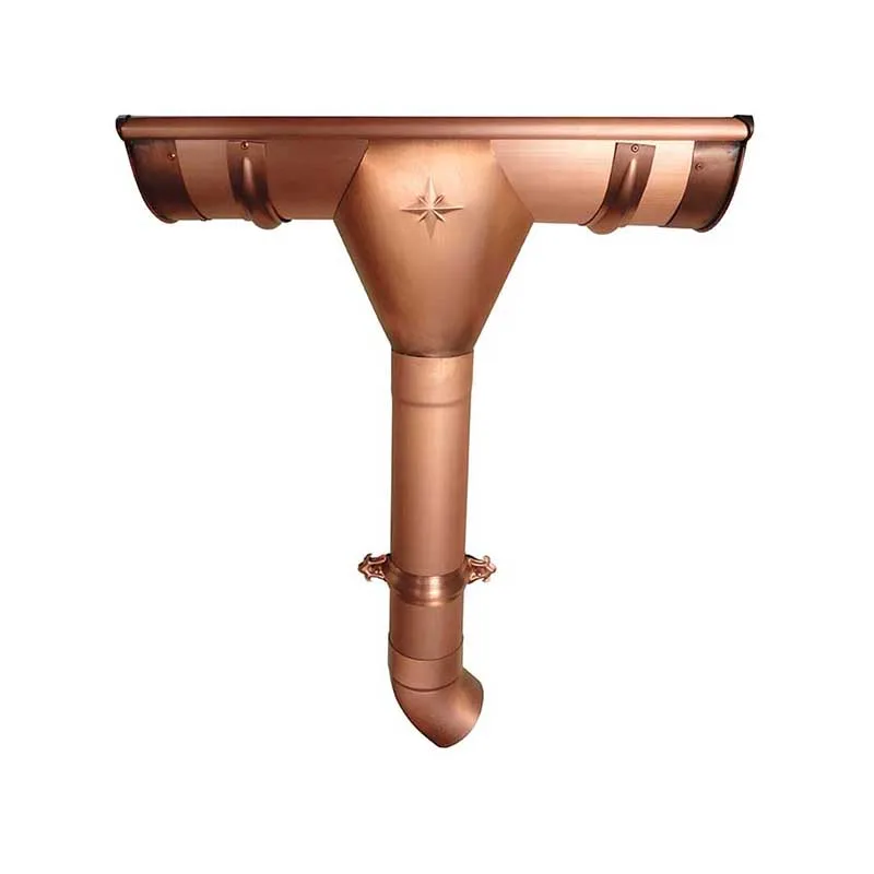 Custom Copper Water Gutter System Pipe