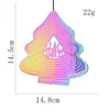 Multi-circle Christmas tree Elk/Plated wind chimes
