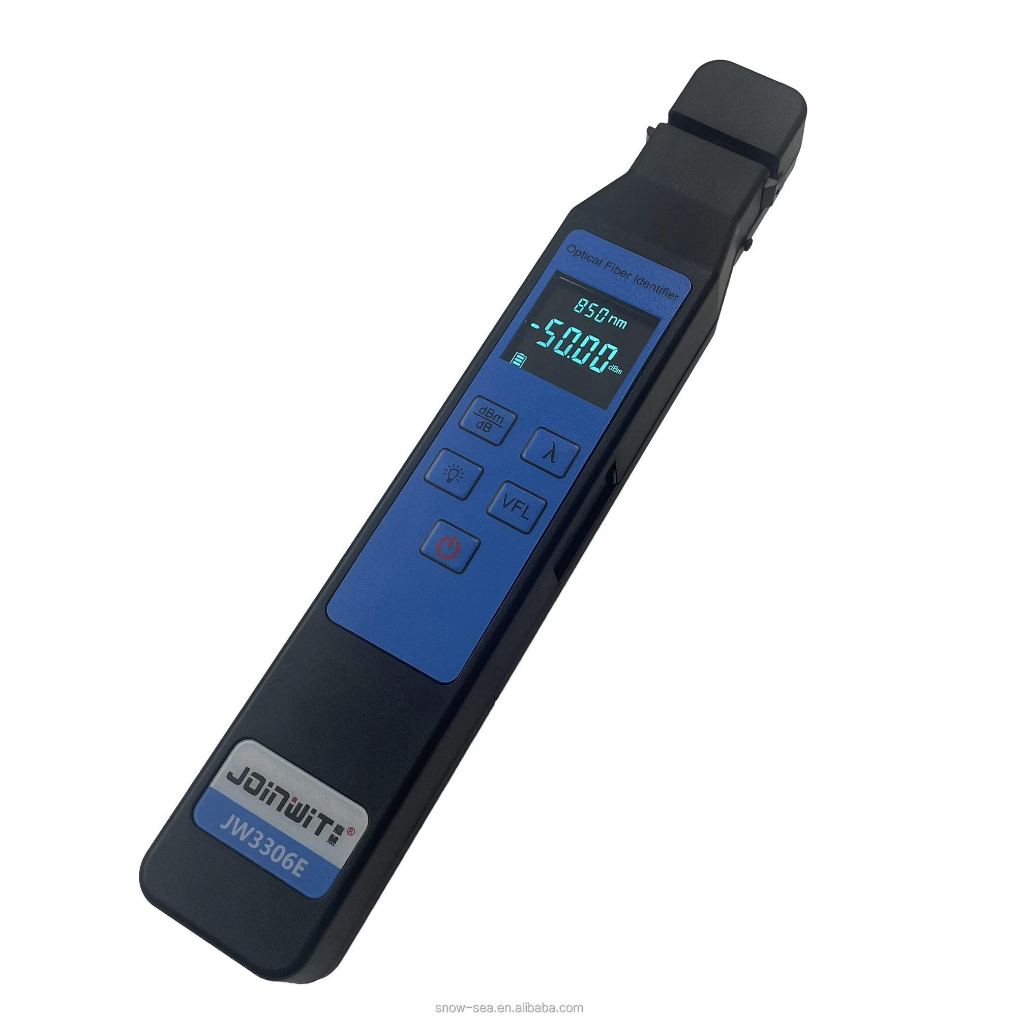 FTTH Live Active Signal Detector Optical Fiber Trafic Identifier with 10mW Visual Fault Locator and Optical Power Meter