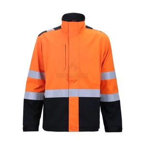 EN High Visibility Orange Multi-Norm Work Pants Flame Retardant Pants Safety Workwear for Oil Gas Welding
