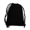 8*10cm black velvet bag