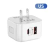 US plug white