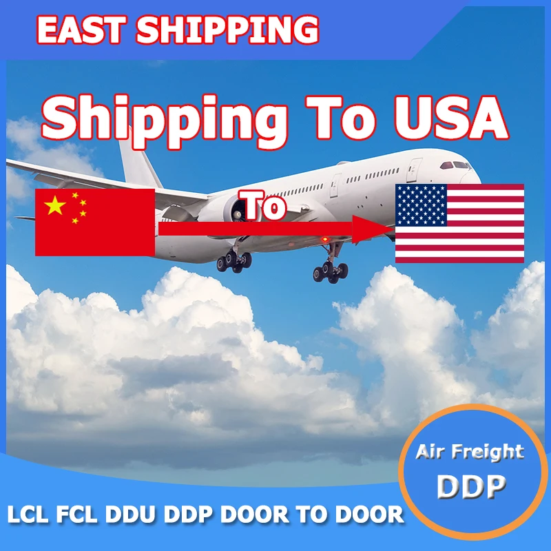 East Shipping To USA Air Freight DDP Door To Door Freight Forwarder Shipping Agent From China Shipping To USA