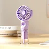 Ventilador F4 montado en el cuello, color morado