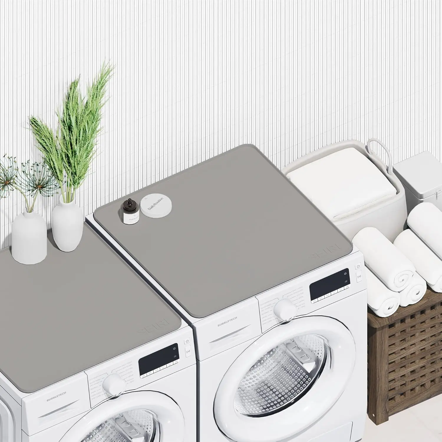DASIAUTOEM Washing Machine Cover, Washing Machine Pad, 60 X - View #4