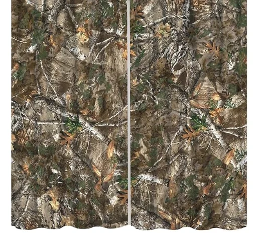 Camo Window Curtain for Hunting Blind