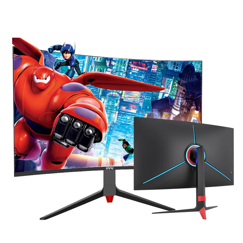 Gaming Desktop Curved Monitor 1080p 