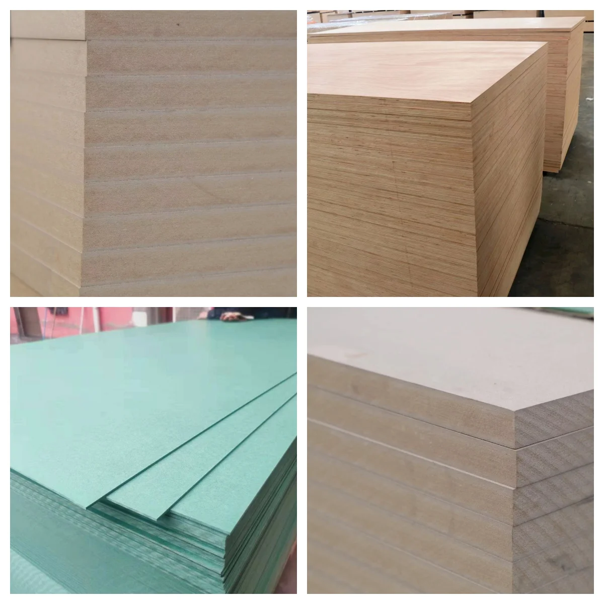 White Melamine Laminated Plywood Board For Construction Thick 12mm 18mm