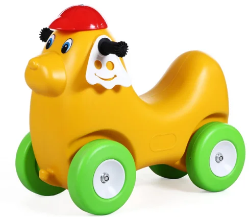 Feelkids PE Plastic Rocking Horse Ride-On Toy for 2-8 Year Olds Unisex Dog Car Style manufacture