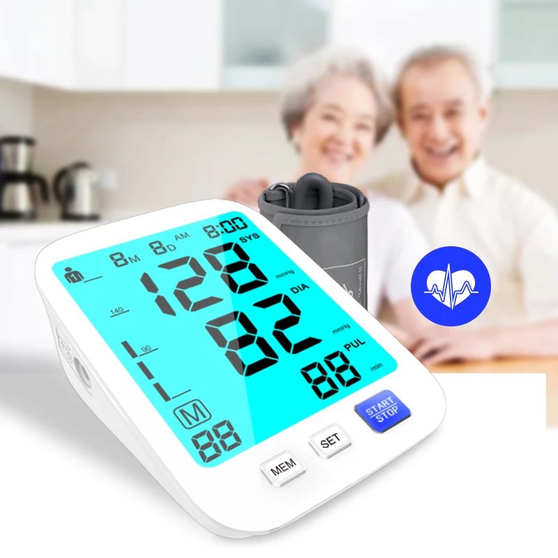 Hospital Clinic Automatic Aneroid Digital Sphygmomanometer CE  ISO Bp Machine  Electronic Arm  Type Blood Pressure Monitor