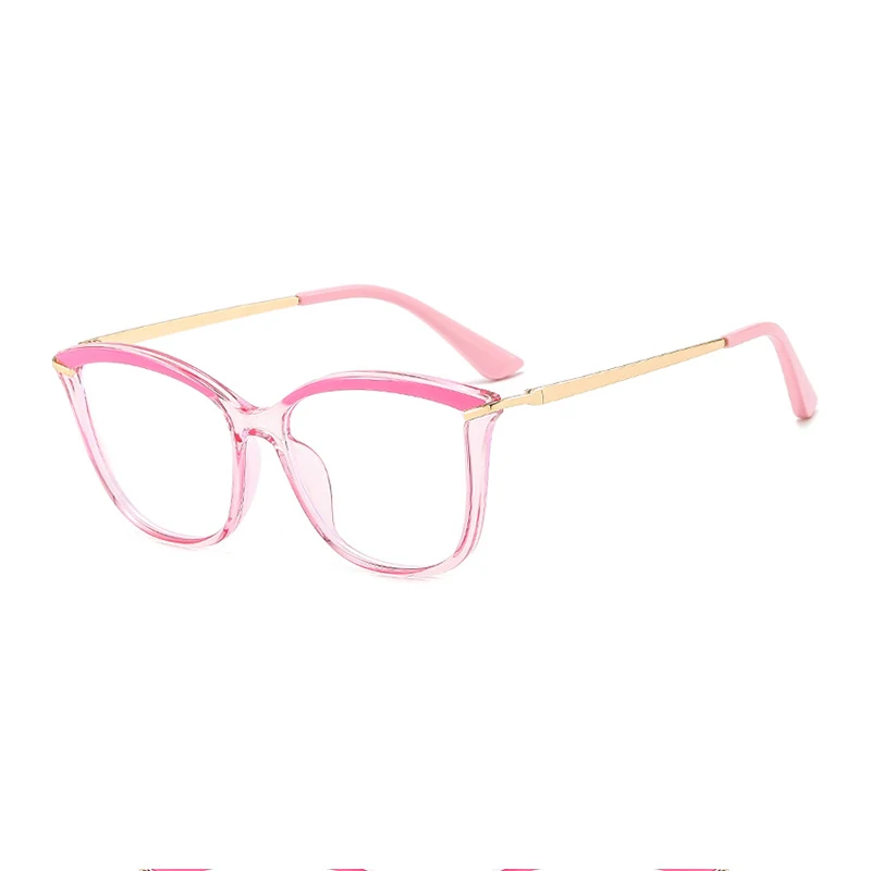 Cat Eye Computer Glasses Anti Blue Light Colorful Frame Eyewear TR90 Blue Light Blocking Eyeglasses Frames