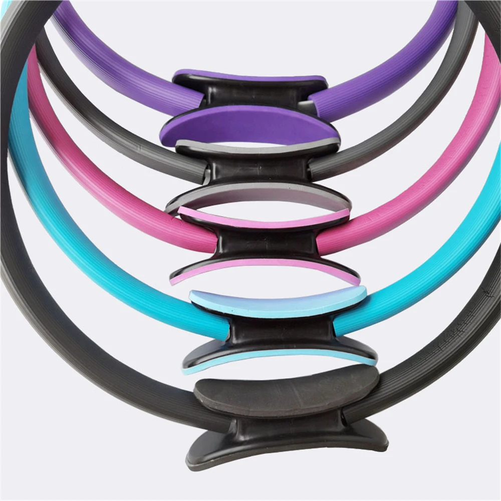 Высококачественный многоцветный волшебный круг из стекловолокна для йоги, фитнеса, брюшного пресса, упражнений, пилатеса, кольцо