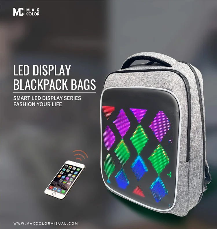 Waterproof LED Backpack - Smart & Stylish Storage