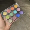Paleta de sombras de ojos acrílicas de 12 colores (multicromática)