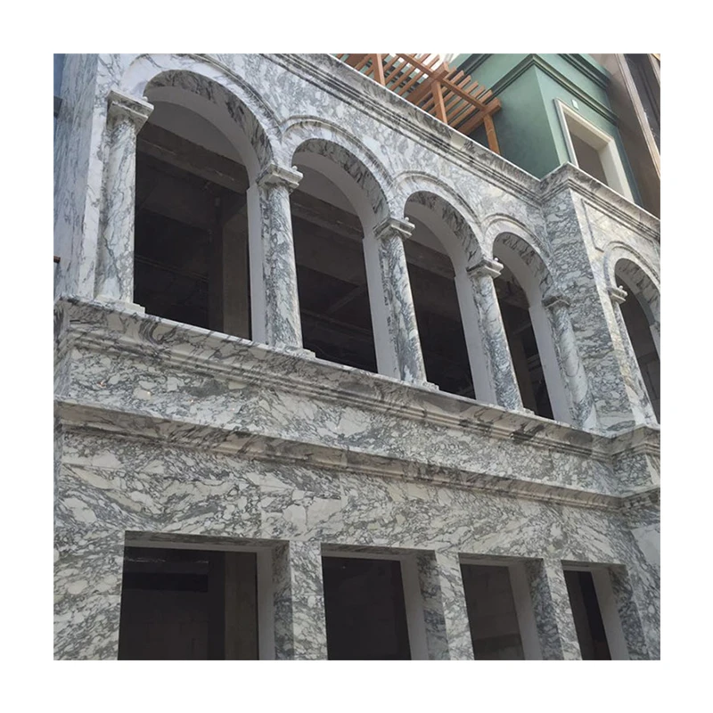 Top quality Italy white marble slabs for project and home interior and exterior decoration Orient Arabescato white marble