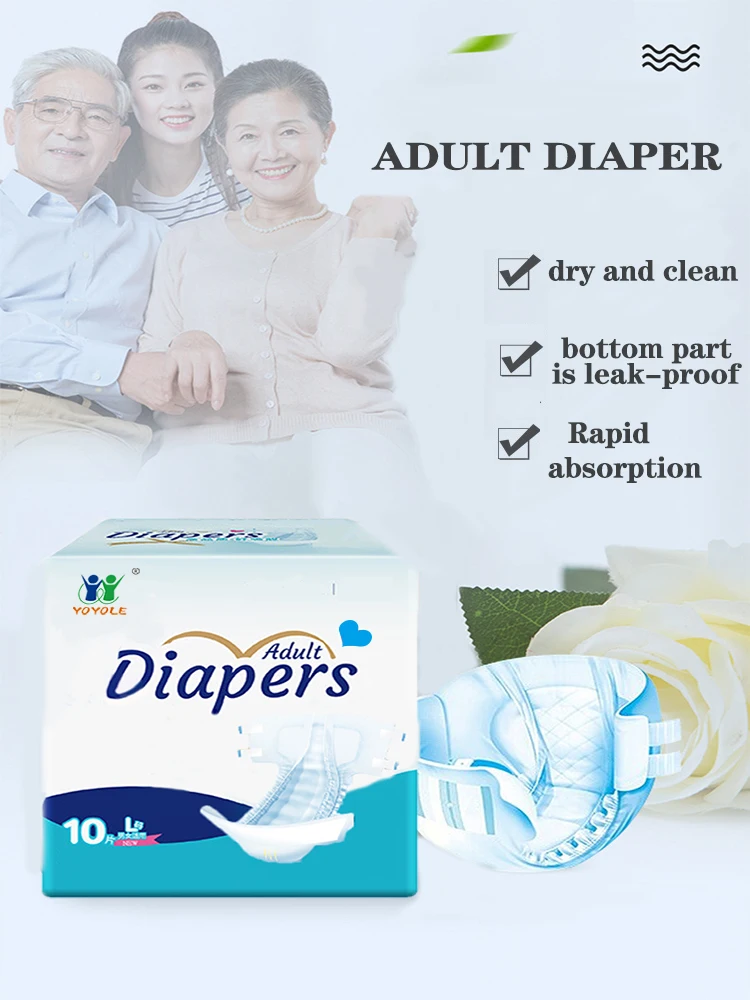 Leak Resistant Adult Diapers 6000ml Abdl Diaper Ultra Thick Abdl Diaper