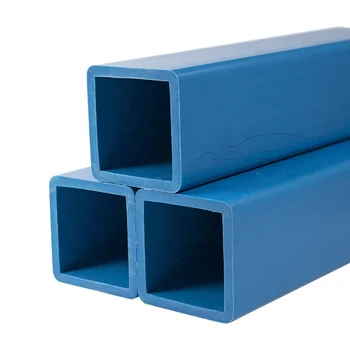 Manufacturers open mold custom PVC plastic extrusion square pipe