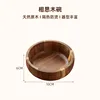 Acacia wood bowl 10*6cm