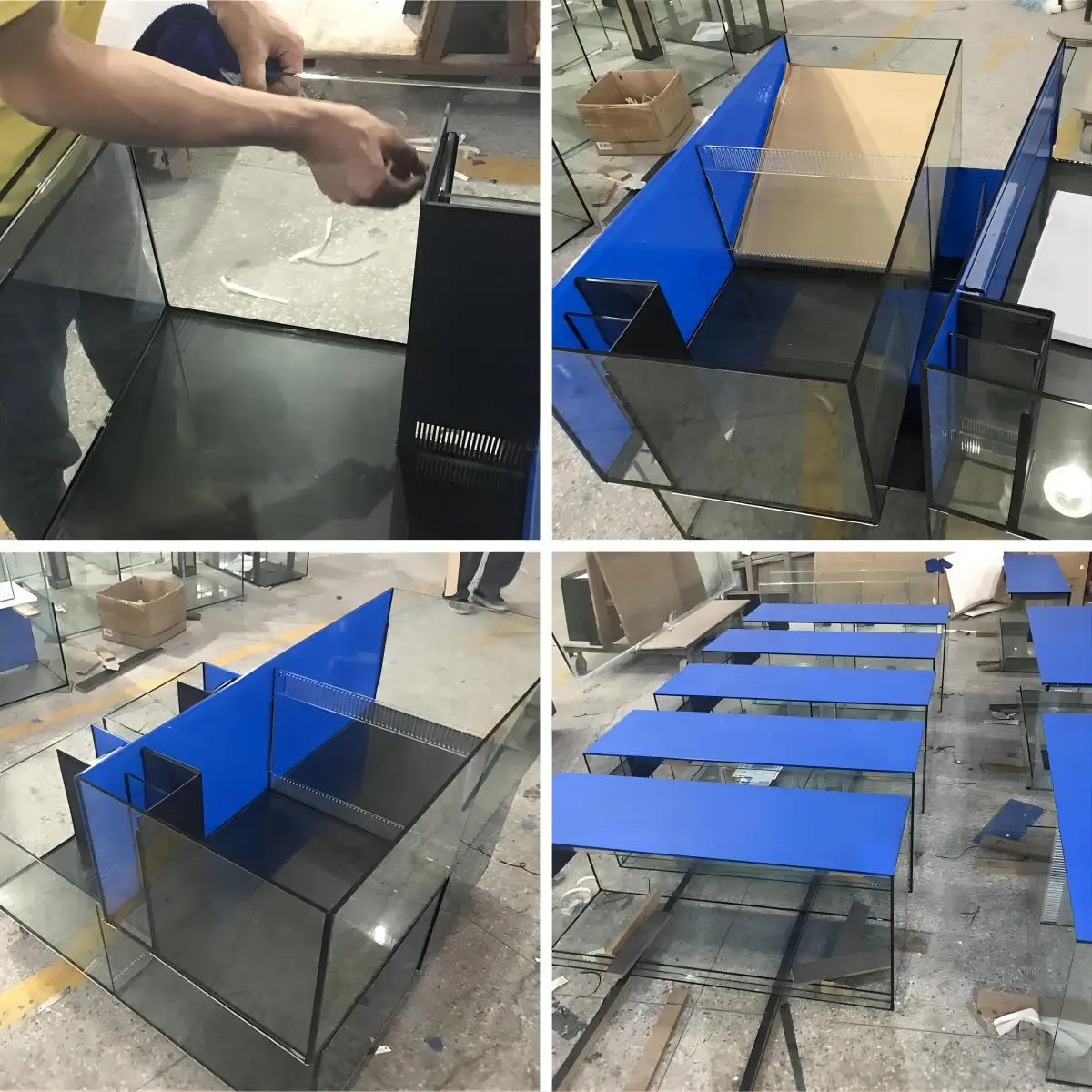 Customised Fish Tank Stand Multiple Layer Three Layers Large Rimless